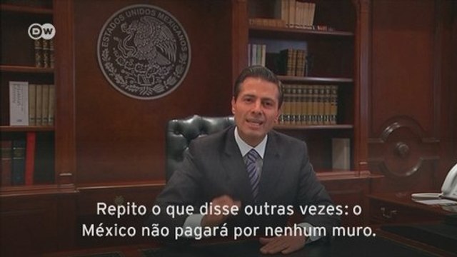 Presidente do México diz que país não pagará por muro