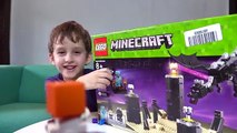 LEGO MINECRAFT THE ENDER DRAGON - Spiderman Kids Videos Minecraft Toys
