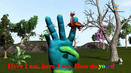 3D Dragon Finger family 3d rhyme | Animated Nursery Children Finger Family song