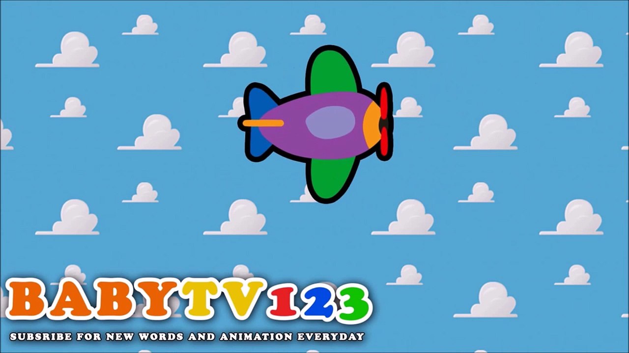 Baby Air Plane - Vocabularies for Kids: Toys, Dinosaurs, Ice Cream, Air Plane, Monsters Rhymes