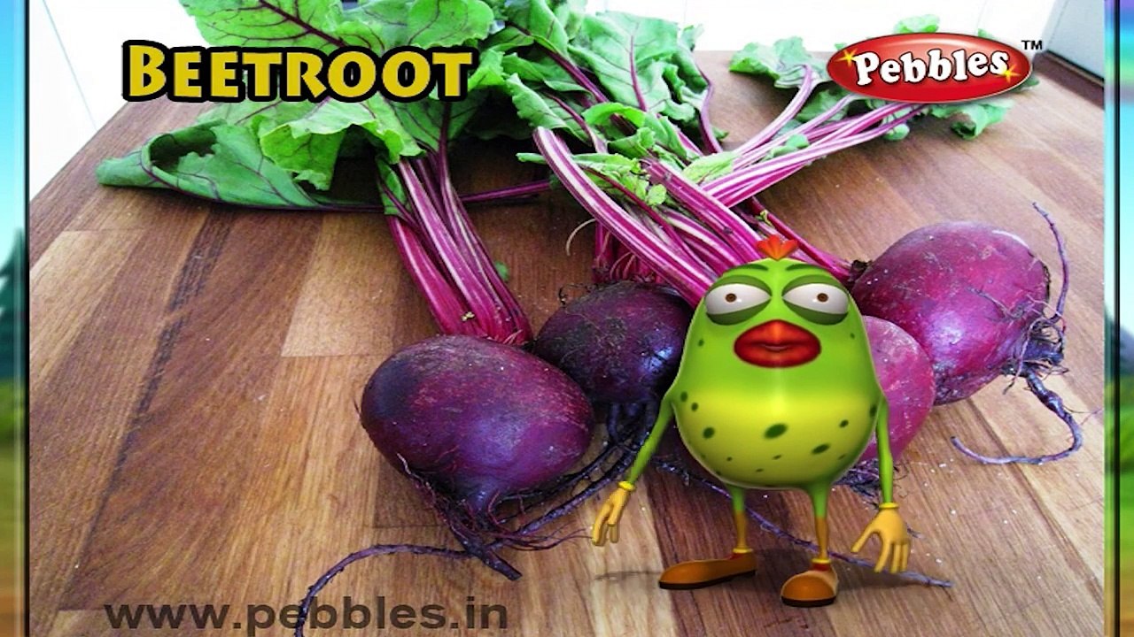Beetroot Rhyme | Nursery Rhymes With Lyrics For Kids | Vegetable Rhymes | Rhymes 3D Animation