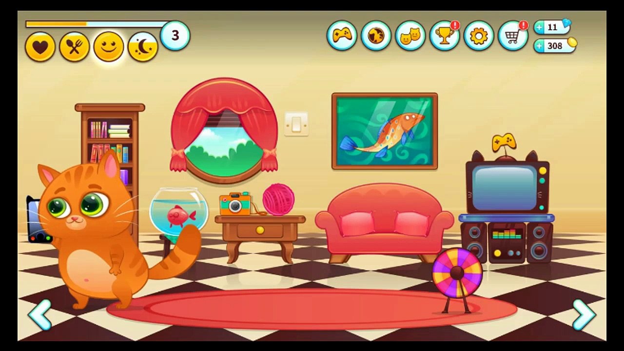 Котик Бубу в гостях у друга играть в игры 2 серия 2017