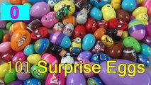 101 Surprise Eggs,Superheroes,Disney Cars,Thomas Train,Frozen, Peppa Pig, Barbie,Hello Kitty
