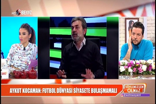 Aykut Kocaman: Futbol dünyası siyasete bulaşmamalı