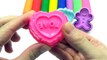 Learn Colors Play Doh Cookies Popsicle Heart Modelling Clay Play Dough Fun and Creative for Kids