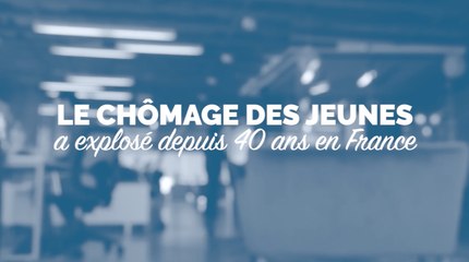 Le taux de chômage des jeunes Français a été multiplié par 3,5 depuis 40 ans