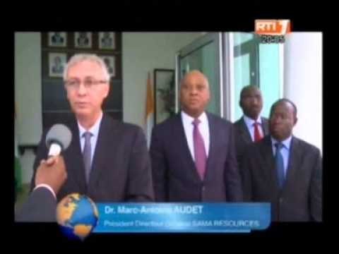 Primature: Le 1er ministre Daniel Kablan Duncan echange avec le PDG du groupe canadien SAMA