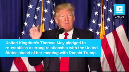 Theresa May: US and UK can lead the world in 'new age'