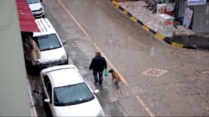 Gaziantep Islahiye'de; Kar Yağışı