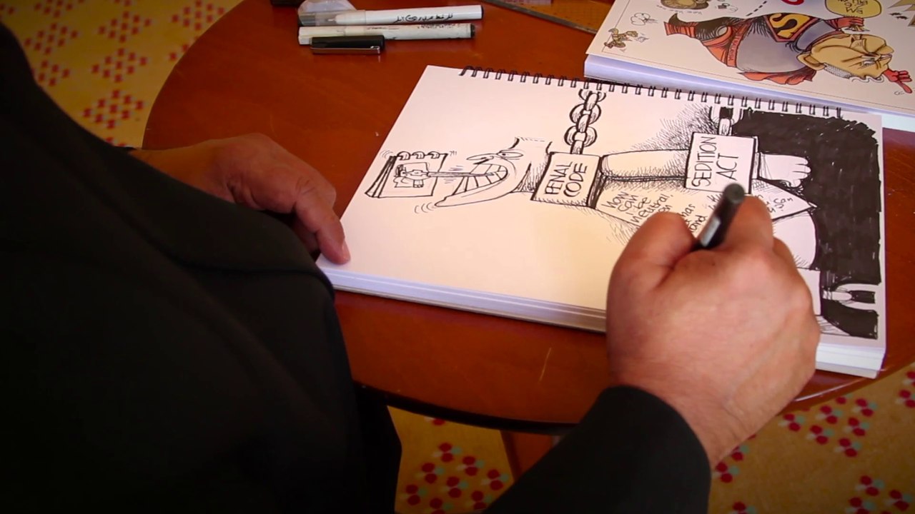 Zunar, dessinateur et bête noire du gouvernement malaisien