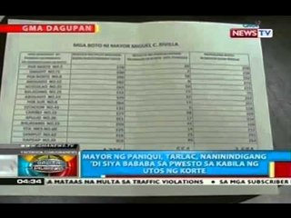 BP: Mayor ng Paniqui, Tarlac, naninindigang 'di siya bababa sa pwesto sa kabila ng utos ng korte