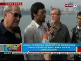 Pacman, naglibot sa Hong Kong para i-promote ang laban nila ni Chris Algieri