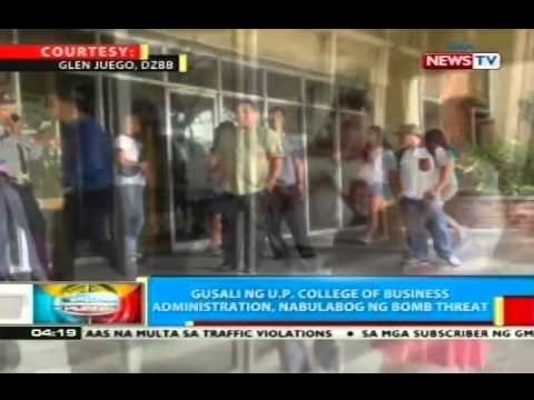 BP: Gusali ng U.P. College of Business Admin., nabulabog ng bomb threat