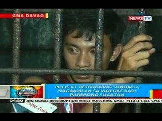 BP: Mga pulis at retiradong sundalo, nagbarilan sa videoke bar