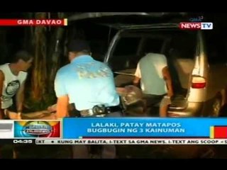 BP: Lalaki, patay matapos bugbugin ng 3 kainuman