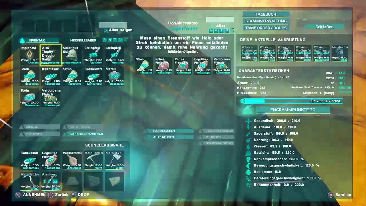 DonAleszandro ARK Survival Evolved : ««-Langsamer Aufbau eines Imperiums mit Don Rambo-»» (807)