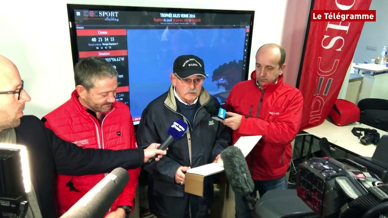 Trophée Jules-Verne. Les moments forts de l'arrivée à Brest