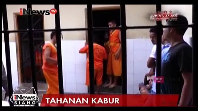Jebol Atap Kamar Mandi, 13 Tahanan Mapolres Balikpapan Kabur