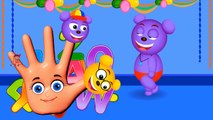 Mega Gummy bear body celebrating new year finger family nursery rhymes for kids | Cartoons funny