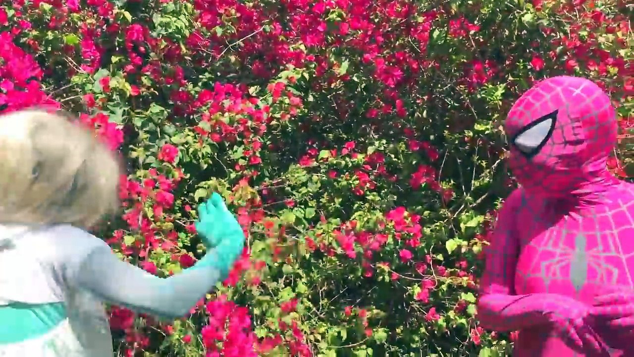 Человек-паук против сумасшедших Сигнализация шутник! ж/ замороженные elsa, розовый Человек-паук, Веном смешные Супергерои