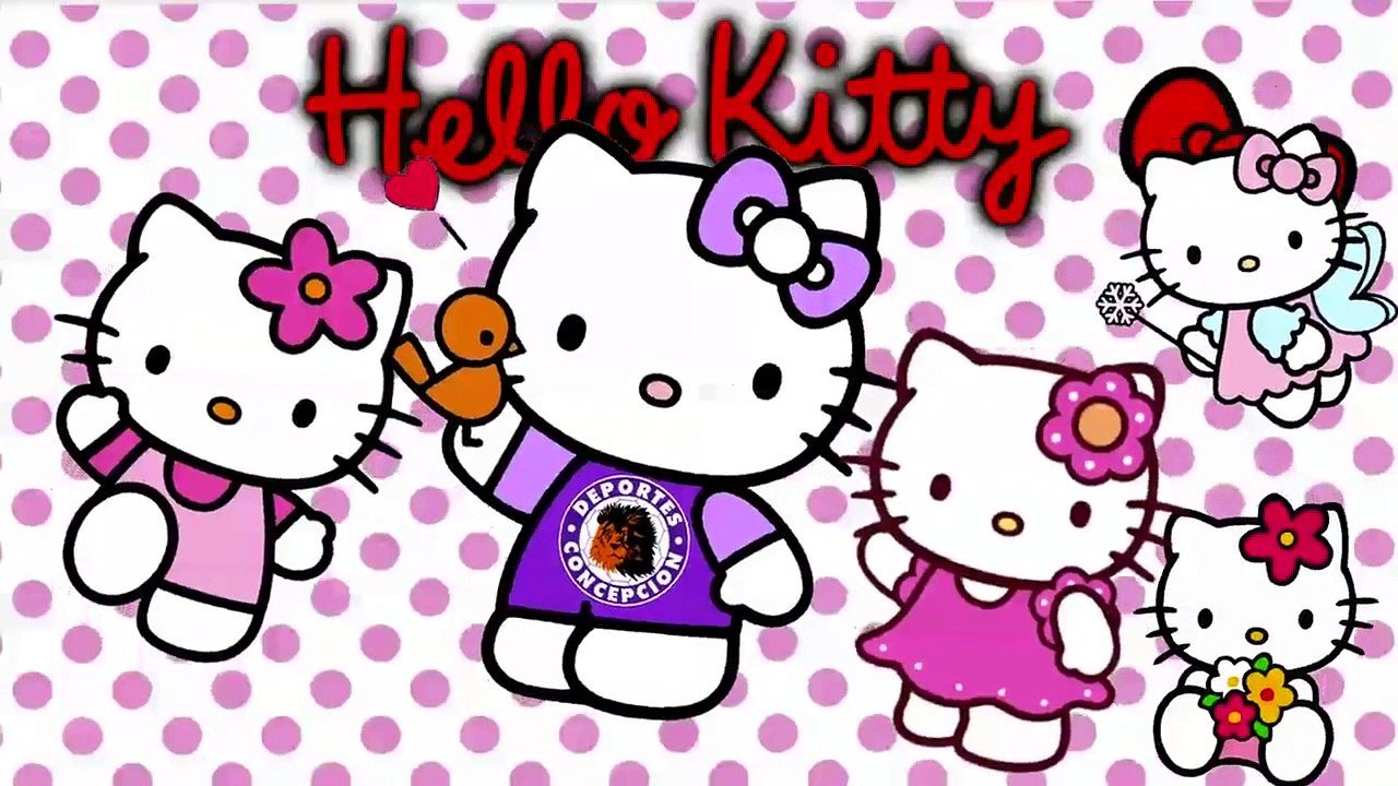 Hello Kitty Finger family Nursery Rhyme for Children 4K Video