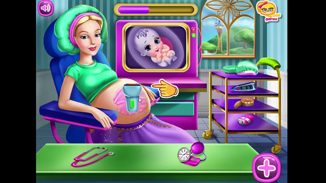 Barbie Rapunzel Pregnant Checkup - Baby Birth Games