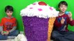 Opening a GIANT Cupcake Surprise, Spongebob Surprise Egg, Angry Birds Mashems