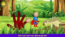 Superman Vs Cute Dinosaur Finger Family Collection | Cute Gummy Vs Cute Jelly Finger Family Rhymes