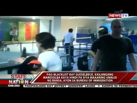 SONA: Sueselbeck, pinigilang makauwi sa germany kagabi matapos ideklarang 'undesirable alien'