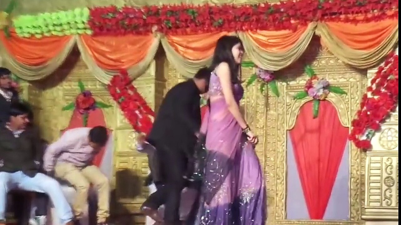 Cute girl wedding dance