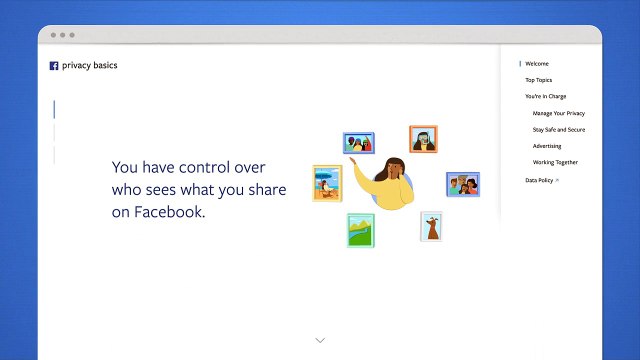 Facebook lanza un nuevo portal con herramientas de privacidad