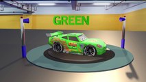 Learn Colors with Disney Cars Lightning McQueen 3D - Colours for Kids to Learn - Learning Videos