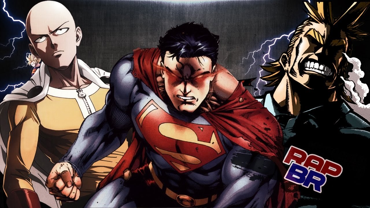 Rap dos Heróis  Superman Saitama e All Might. (Ft Desc.)