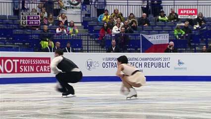 Ксения Столбова и Фёдор Климов (Россия). Чемпионат Европы 2017, КП 4 73.70