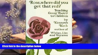 Audiobook  Rose, Where Did You Get That Red?: Teaching Great Poetry to Children Trial Ebook