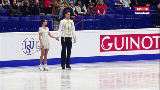 Наталья Забияко и Александр Энберт (Россия). Чемпионат Европы 2017, КП 5 72.38