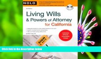 READ book Living Wills   Powers of Attorney for California Shae Irving J.D. Trial Ebook