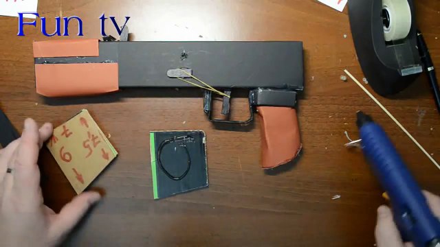 Как сделать из бумаги снайперскую винтовку М76 которая стреляет. Оружие из бумаги