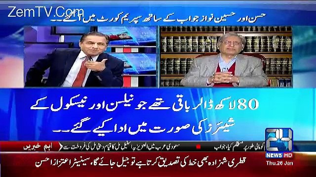 Is Waqt Sharif Family Kay Khilaf Bohat Material Achuka Hai-Aitzaz Ahsan