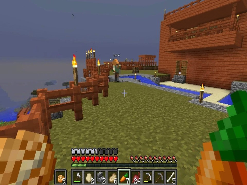 gameplay com esposa  minecraft