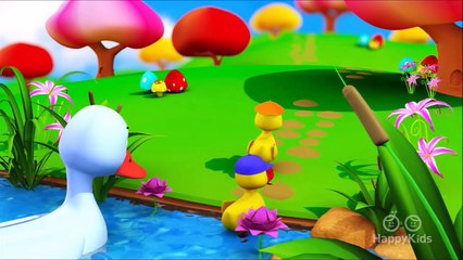 Five Little Monkey Jumping on the Bed | Non Stop 3D Nursery Rhymes for Kids and Children I 60 Mins