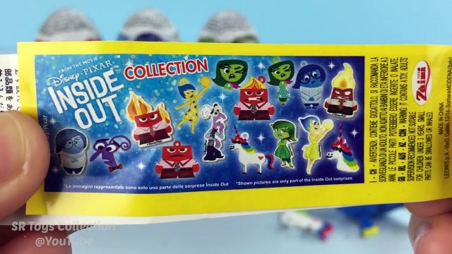 Игрушки Сюрприз Дисней Наизнанку Гнев Радость Печаль Страх Отвращение Шоколадные Яйца Найти Капсулы Дори