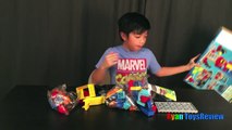 Lego Duplo Batman and Catwoman BatCave Egg Surprise Toys Disney Cars Ryan ToysReview