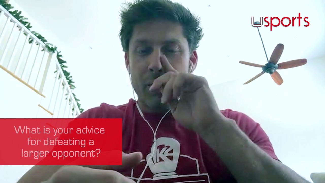 MMA Star Alain Moussi On How To Defeat A Bigger Opponent