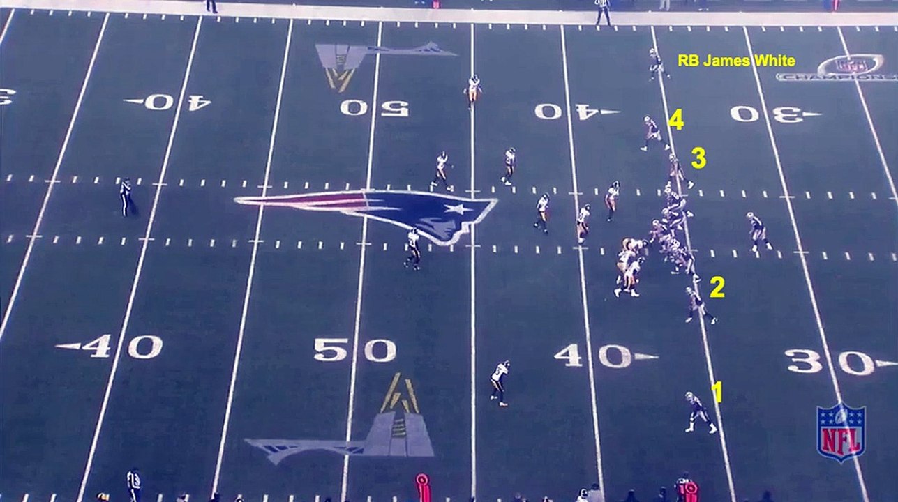 Marco Julian Edelman 44 yard catch