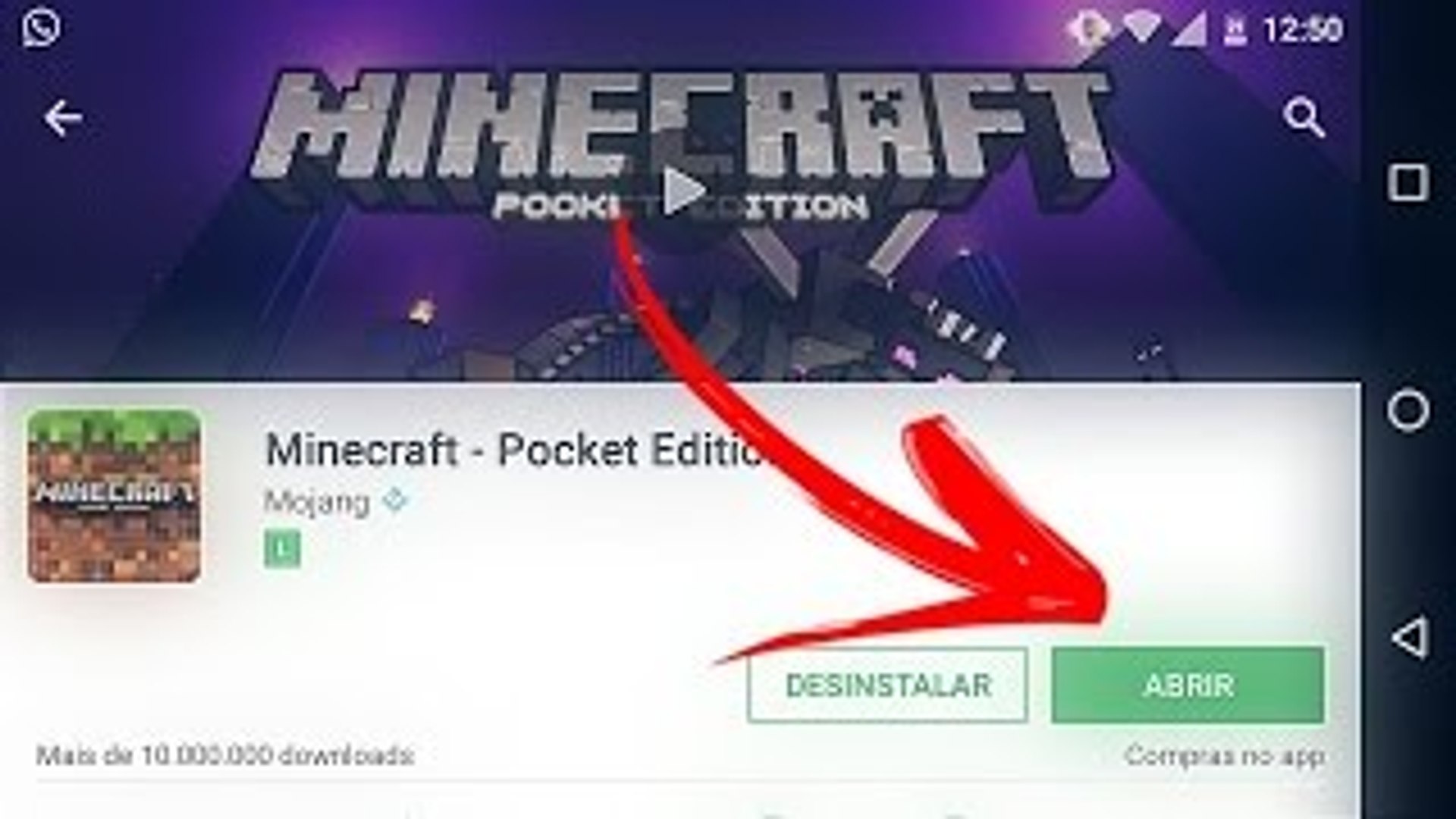 Como instalar minecraft sem PAGAR NADA!, •× Minecraft PE