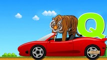 Tiger Cartoon Learning ABC Song For Children | Learn ABC Alphabets | Tiger ABC Songs For Kids