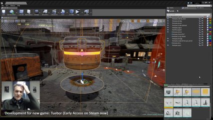 Silent Dev Stream: Tuebor Game - Unreal Engine: Capture the Core Map - Overpass