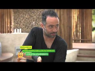 Mario Domm platicó de la paternidad con Atala Sarmiento