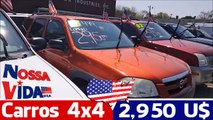 Carros 4x4 ABAIXO de 3 Mil Dólares - Carros Baratos nos Estados Unidos
